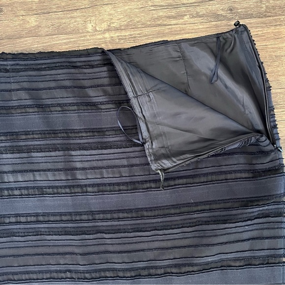 Escada Knee Length Navy Blue Straight Fully Lined Pencil Vintage Skirt Size XXL - Picture 7 of 14